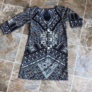 Black pattern dress